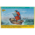 ZVEZDA BOAT THOMAS - ENGLISH MEDIEVAL SHIP 1/72