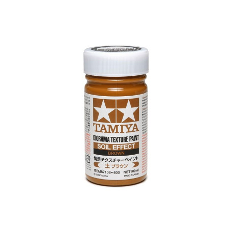Tamiya Diorama Texture Paint - Soil Effect, Barna (100 ml) | RCsvet