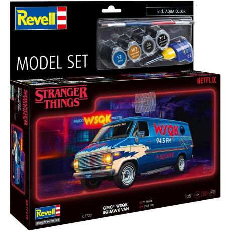 ModelSet STRANGER THINGS auto 67732 - GMC® WSQK Squawk Van (1:25)