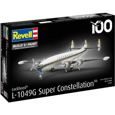 Plastic ModelKit letadlo 03745 - Lockheed L.1049G Super Constellation Lufthansa (1:144)