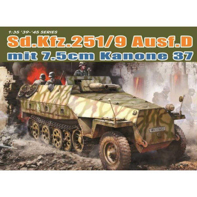 Model Kit military 6516 - Sd.Kfz.251/9 Ausf.D mit KANONE 37 (1:35)