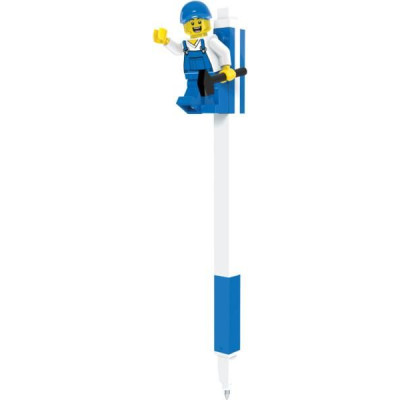 LEGO zselés toll kék minifigurával