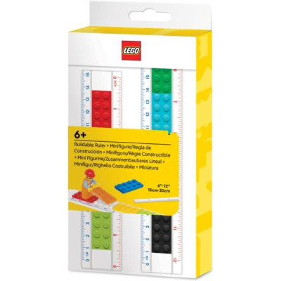 LEGO vonalzó 30 cm minifigurával