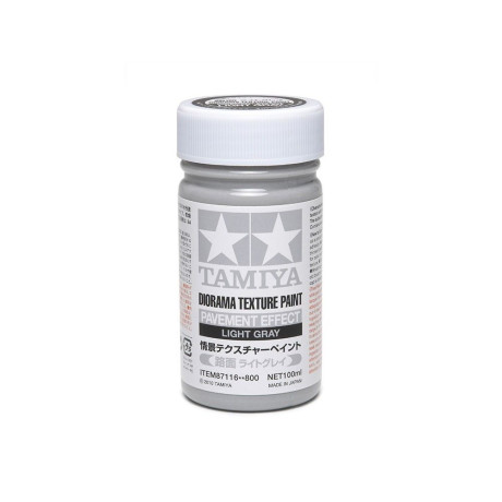 Tamiya Diorama Texture Paint – Pavement Effect, Világosszürke (100 ml) | RCsvet