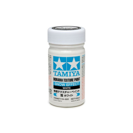 Tamiya Diorama Texture Paint – Hóhatású, Fehér (100 ml) | RCsvet