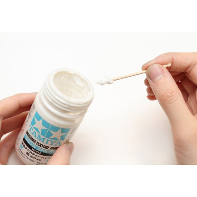 Tamiya Diorama Texture Paint – Hóhatású, Fehér (100 ml) | RCsvet