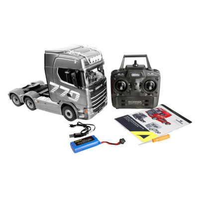 SCANIA 770 S TEHERAUTÓ 6X4 1:18 RTR EZÜST | RCsvet