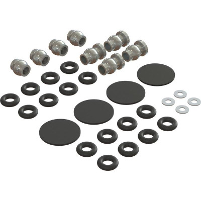 Pro-Line sada O-kroužků, kulových čepů tlumiče: PRO642200