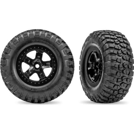 Traxxas kolo 2.2/3.0", disk SCT černý, pneu BFGoodrich (2) (4WD P/Z, 2WD přední)