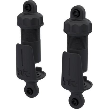 Arrma lengéscsillapító 11x70mm, dugattyú 2x1.3mm, olaj 2000cSt, fekete, ütközővel (2)