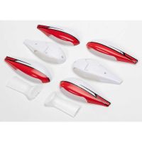 Pótalkatrész RC modell repülőgéphez E-flite Cirrus SR-22T 1.5m piros: kerékfedél.