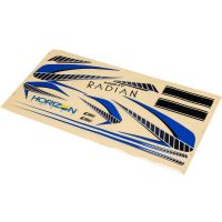 Pótalkatrész RC modell repülőgéphez E-flite Night Radian 2.0m: matricák.