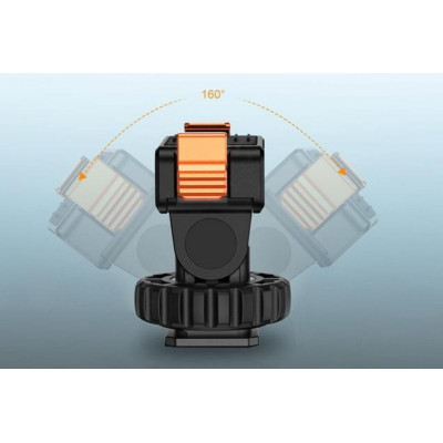 DJI Osmo - Nastavitelný magnetický držák VRIG pro DJI Osmo Nano / Action 6 (Cold Shoe)