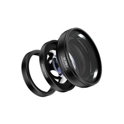 Freewell 2v1 makro a širokoúhlý objektiv pro Fuji X100VI/X100V černá