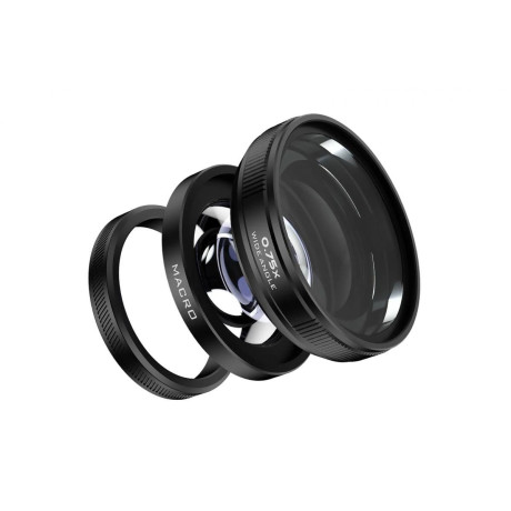 Freewell 2v1 makro a širokoúhlý objektiv pro Fuji X100VI/X100V černá