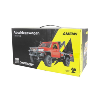 Toyota Land Cruiser lánctalpas vontató 4wd 1/12 RTR piros | RCsvet