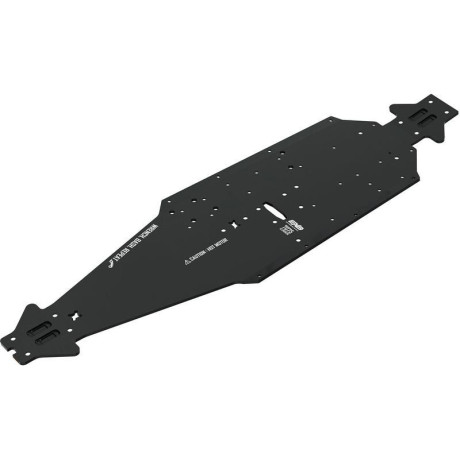 Arrma váz alumínium CNC 7075 T6 XLWB, fekete