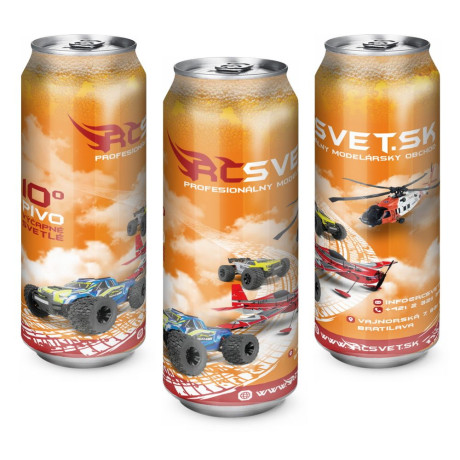 RCsvet sör 10% csapolt világos, dobozos 500ml