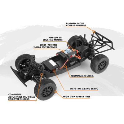 Microbe SC 1/24 Short Course – Oranžová