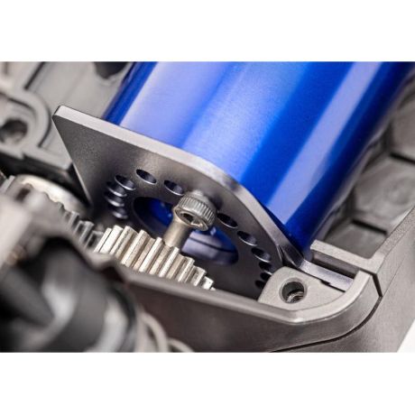 Traxxas lože motoru hliníkové šedé, kryt převodovky