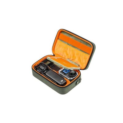 Kožené pouzdro pro akční kamery ve vintage stylu (Green)