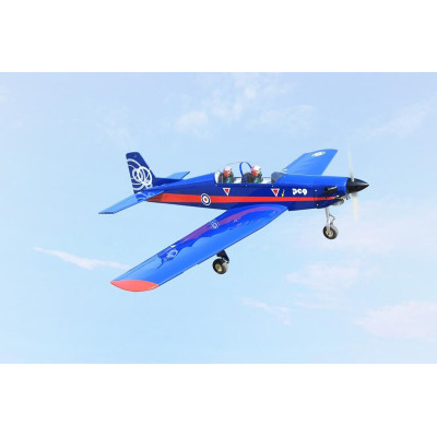 Pilatus PC9 Modrá/Červená 1,54m