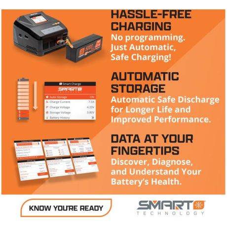Spektrum Smart G2 LiPo 22.2V 7200mAh 120C IC5