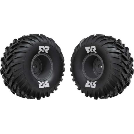 Arrma kolo s pneu dBoots Cut Chevron MT, disk Gun metal (2)