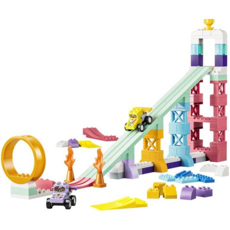 LEGO DUPLO - Kreatív rámpák 3 az 1-ben autókkal