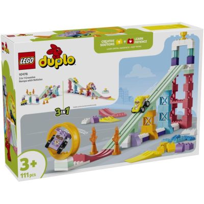 LEGO DUPLO - Kreativní rampy s autíčky 3 v 1