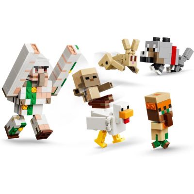 LEGO Minecraft - Kuřecí žokej a útok v poušti