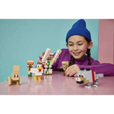 LEGO Minecraft - Kuřecí žokej a útok v poušti