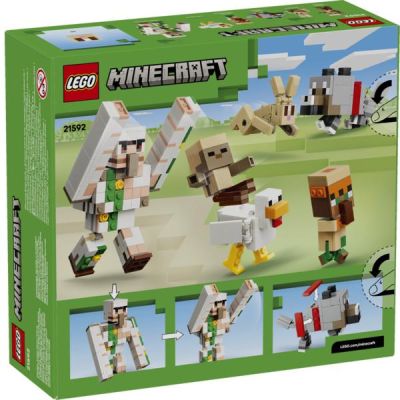 LEGO Minecraft - Kuřecí žokej a útok v poušti
