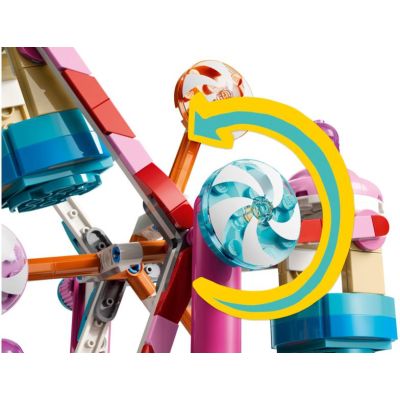 LEGO Friends - Kolotoč se sladkostmi a cupcaky