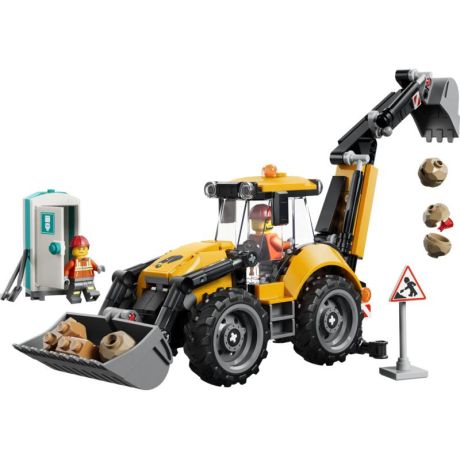 LEGO City - Sárga rakodógép kotrógéppel