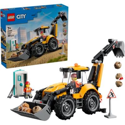 LEGO City - Žlutý nakladač s rypadlem
