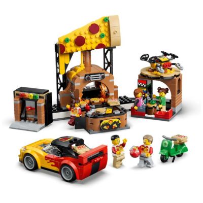 LEGO City - Rozvoz pizzy a vozidla