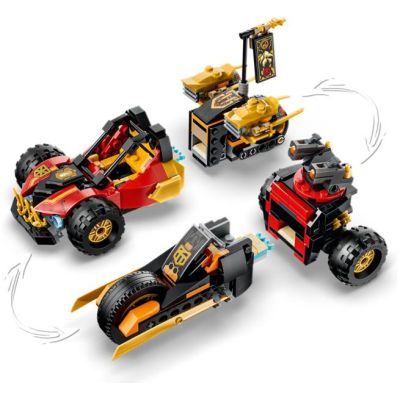 LEGO Ninjago - Kombinovatelná vozidla Kaie a Colea