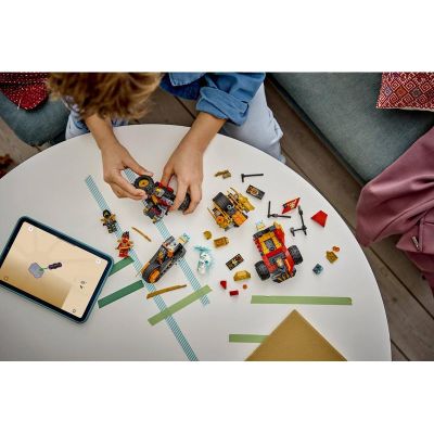 LEGO Ninjago - Kombinovatelná vozidla Kaie a Colea