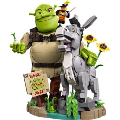 LEGO Shrek - Shrek, Szamár és Csizmás Kandúr