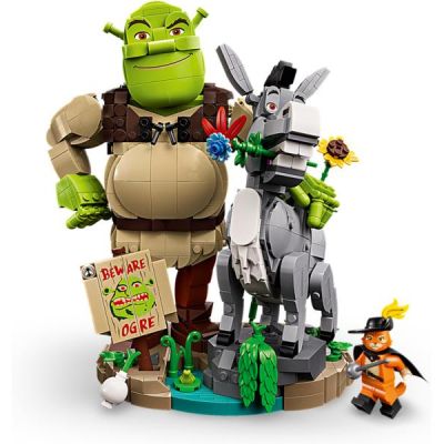 LEGO Shrek - Shrek, Oslík a Kocour v botách