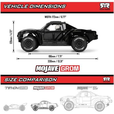 Arrma Mojave Grom 1:16 4WD RTR Kit