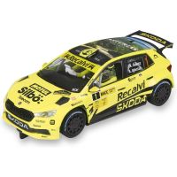 SCX Advance Škoda Fabia WRC2 Cohete Suárez pályaautó 1:32 méretarányban, digitális SCX Advance pályákhoz való világítással. 2.0 verzió. 4x4 hajtás.