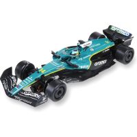 SCX Advance Aston Martin Formula 1 Alonso 25 pályaautó 1:32 méretarányban, SCX Advance digitális pályákhoz. 2.0 verzió. Forgó első kerekek.