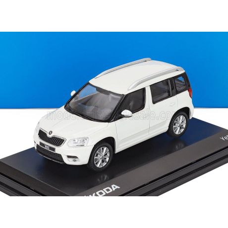ABREX ŠKODA YETI SUV FACELIFT (RESTYLING) 2013 - WHITE 1/43
