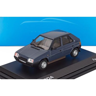 ABREX ŠKODA FAVORIT 136L 4-DOOR 1987 - BLUE GREY 1/43