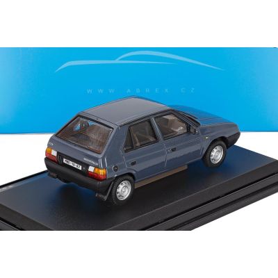 ABREX ŠKODA FAVORIT 136L 4-DOOR 1987 - BLUE GREY 1/43