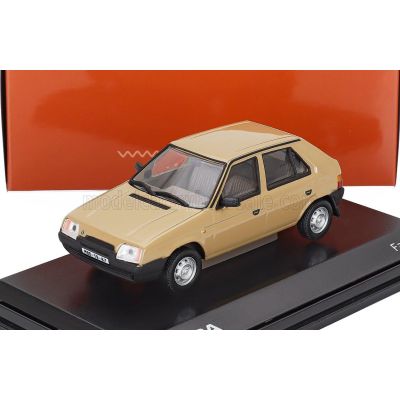 ABREX ŠKODA FAVORIT 136L 4-DOOR 1987 - LIGHT BROWN 1/43