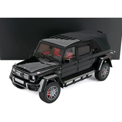 ALMOST REAL MERCEDES BENZ G-CLASS G650 AMG (W463) LANDAULET MAYBACH SEMICONVERTIBLE 2017 - BLACK 1/18