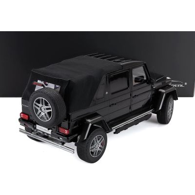 ALMOST REAL MERCEDES BENZ G-CLASS G650 AMG (W463) LANDAULET MAYBACH SEMICONVERTIBLE 2017 - BLACK 1/18